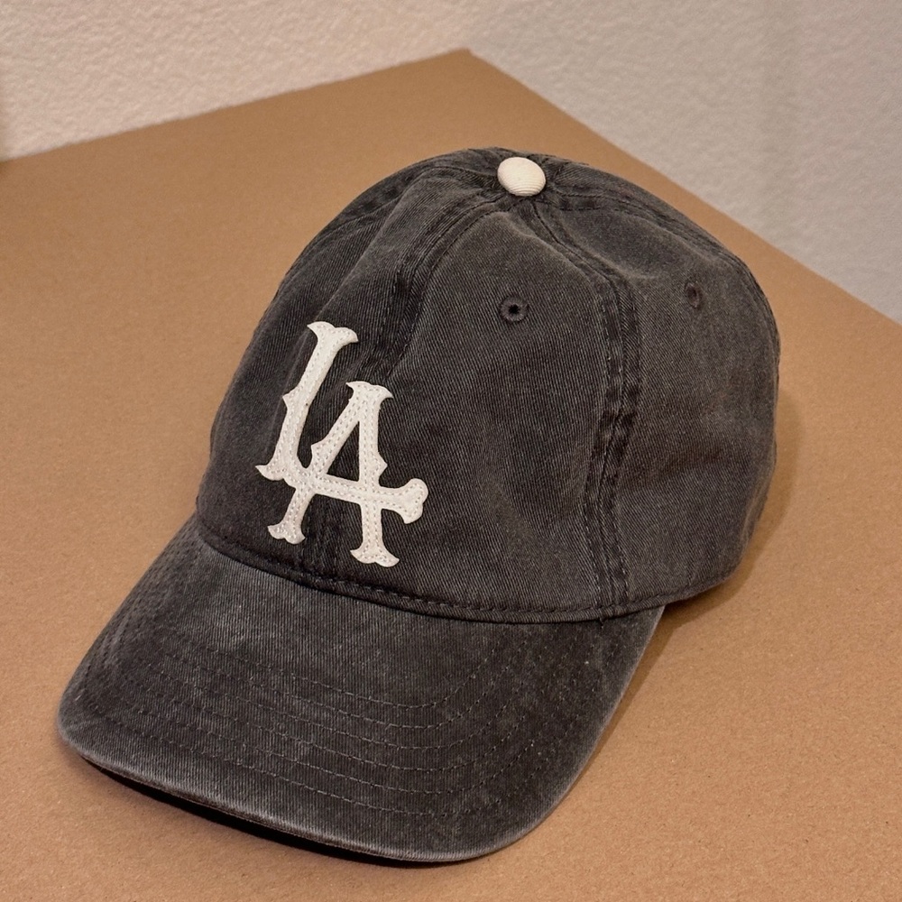 Grey LA Baseball Cap